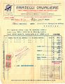 1929-05-FratelliCavaliere-Invoice